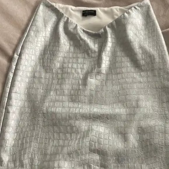 Naked Wardrobe | Alligator Mini Skirt - Picture 3 of 4